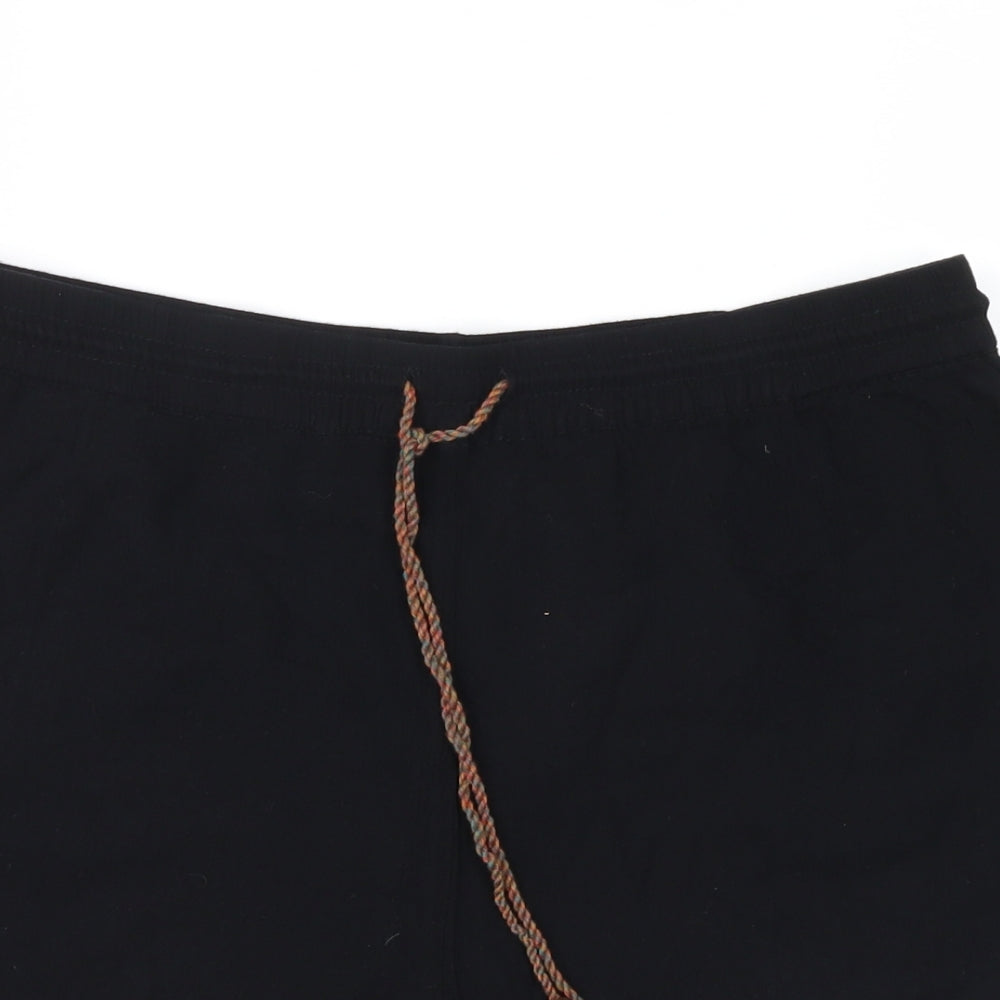 Papaya Womens Black   Boyfriend Shorts Size 14