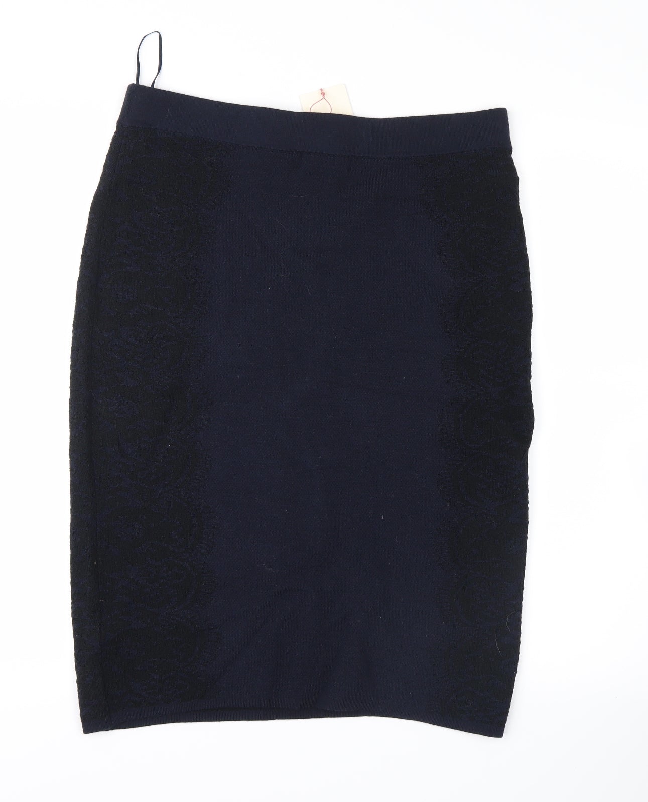 peruna Womens Blue Floral  Straight & Pencil Skirt Size 14