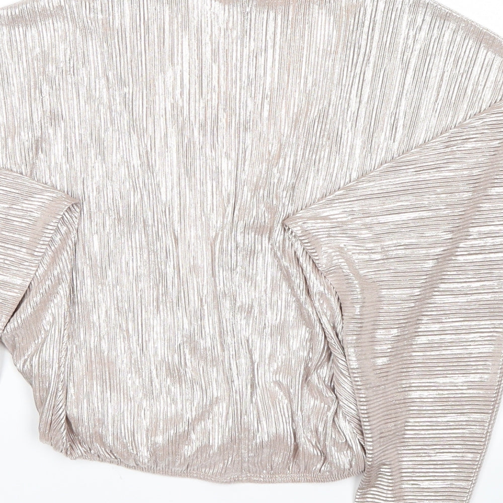 ASOS Womens Gold   Tunic Blouse Size 2