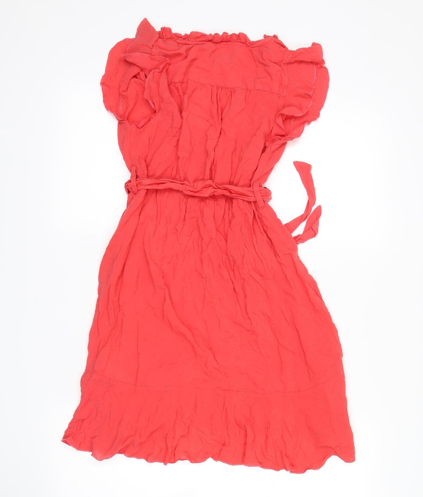 Apricot Womens Red   Shirt Dress  Size S