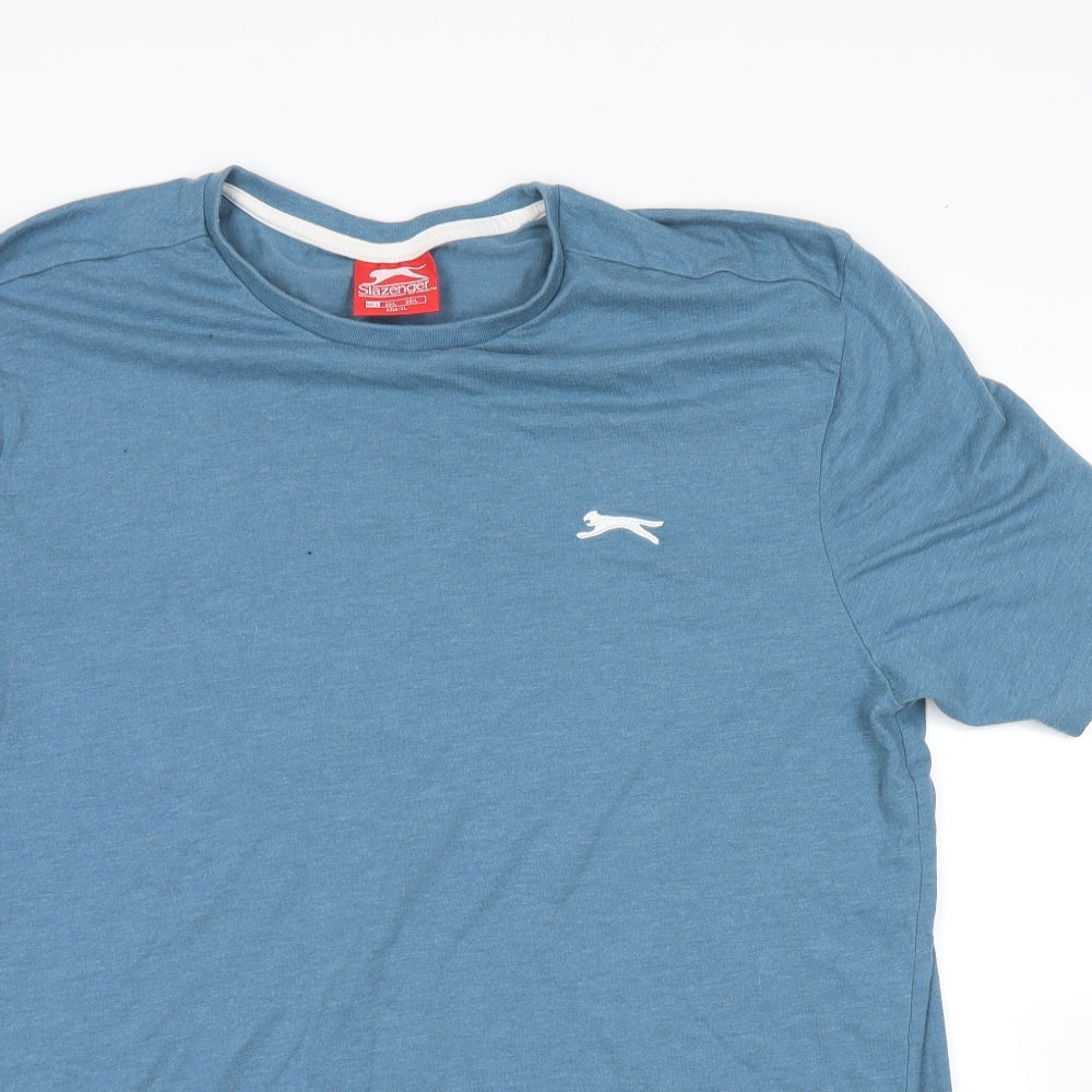 Slazenger Mens Blue    T-Shirt Size L
