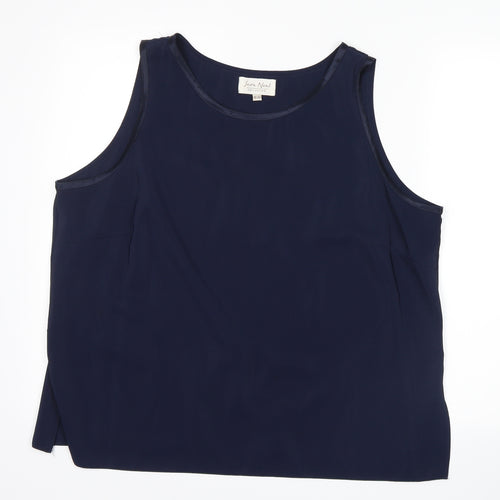 sara neal  Womens Blue   Basic Blouse Size 18