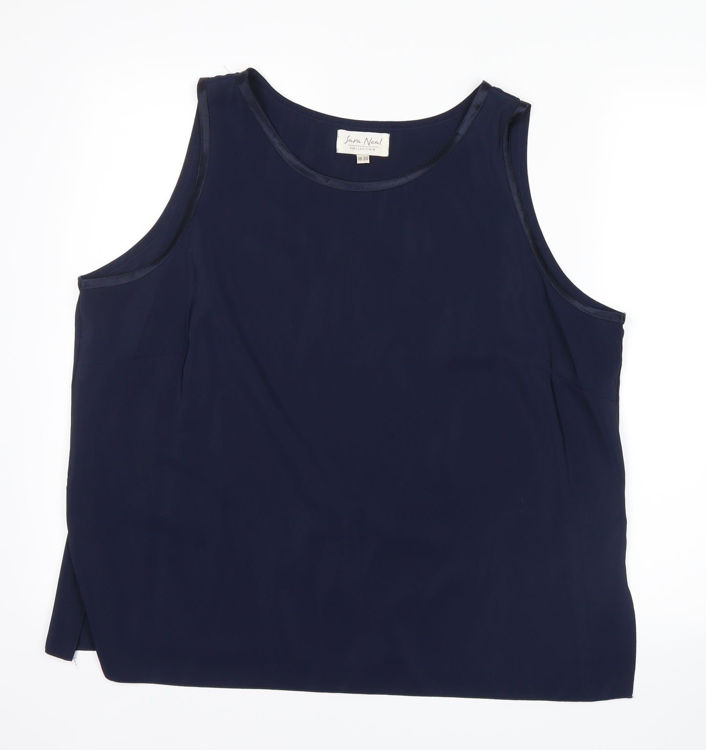 sara neal  Womens Blue   Basic Blouse Size 18
