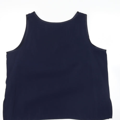 sara neal  Womens Blue   Basic Blouse Size 18