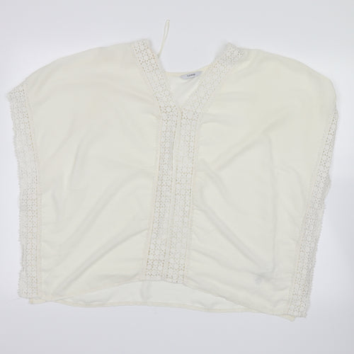 George Womens White   Basic Blouse Size 10