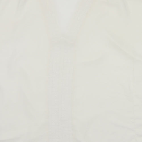 George Womens White   Basic Blouse Size 10