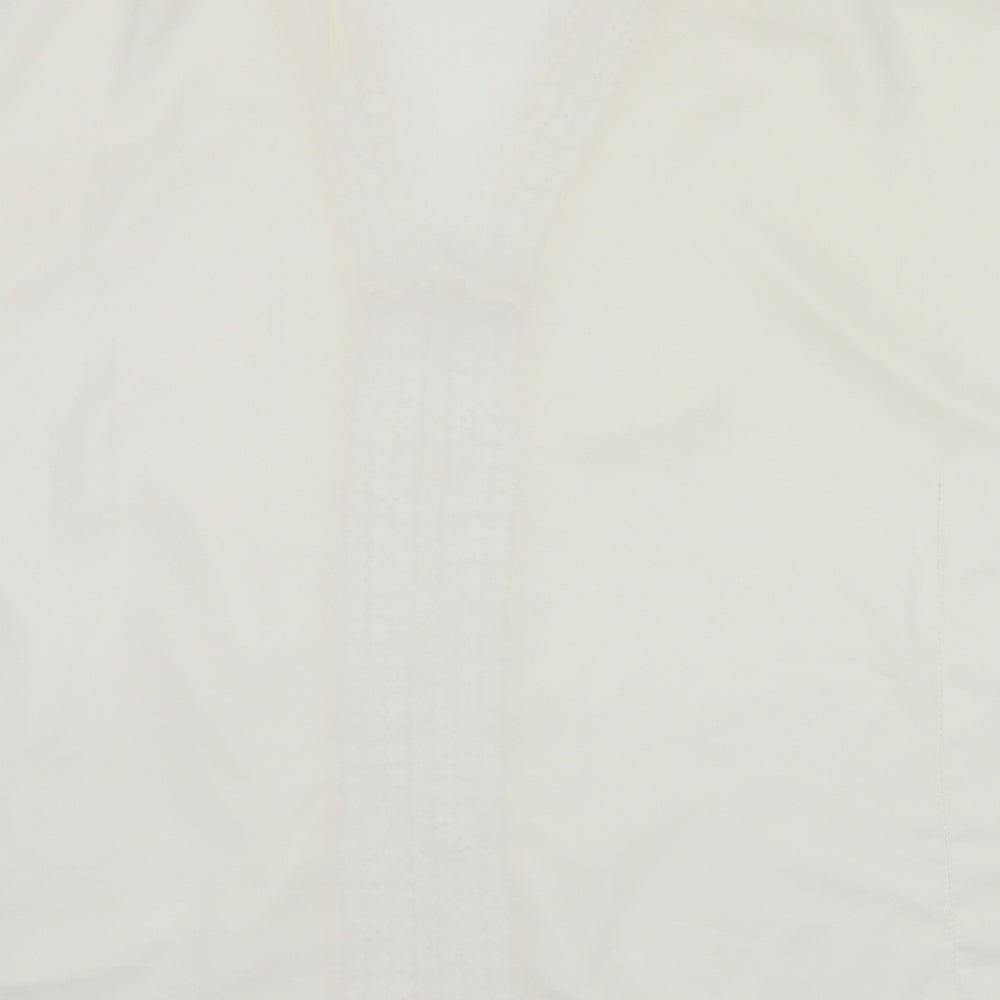 George Womens White   Basic Blouse Size 10