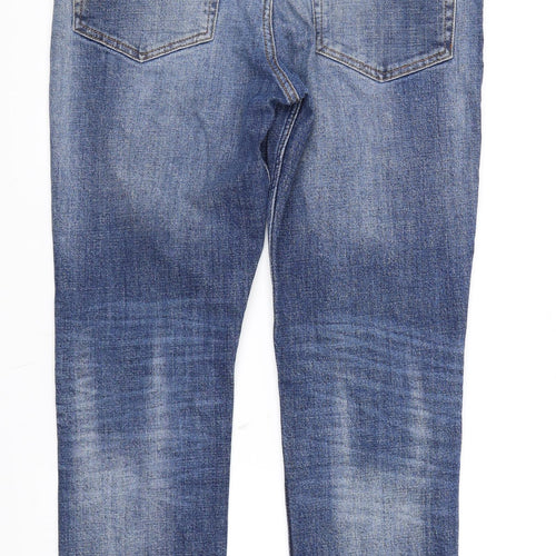 H&M Mens Blue   Straight Jeans Size 34 L29 in