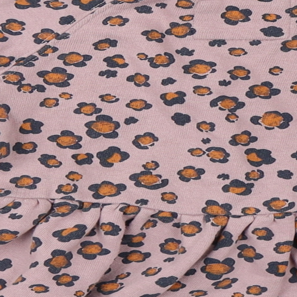 NEXT Girls Pink Animal Print  Pullover Jumper Size 18-24 Months
