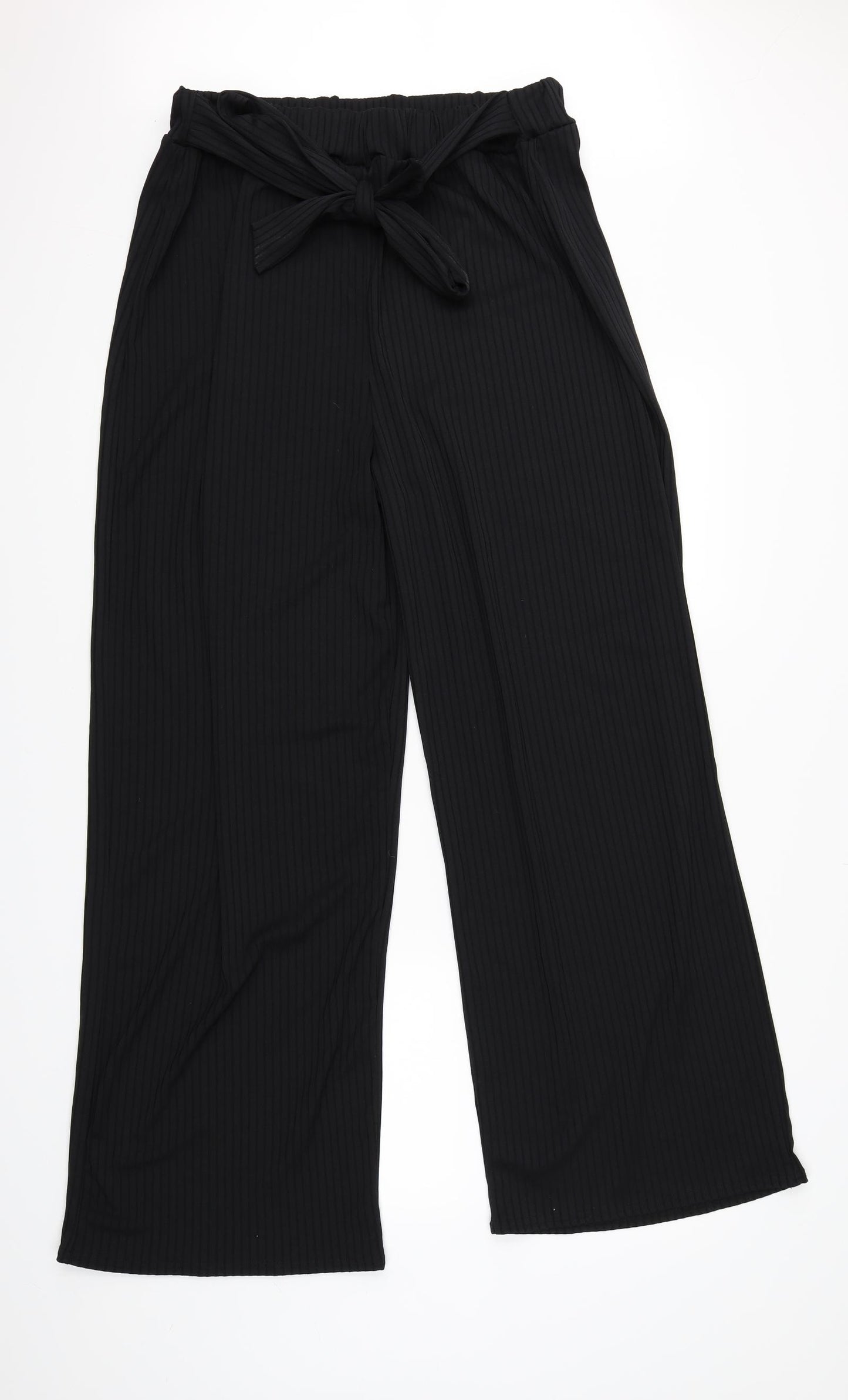 Boohoo Womens Black   Trousers  Size 24 L29 in