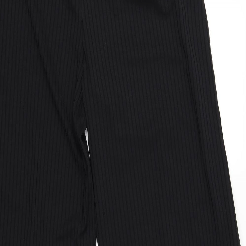 Boohoo Womens Black   Trousers  Size 24 L29 in