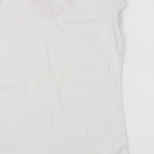 LA Gear Womens White   Basic T-Shirt Size 10
