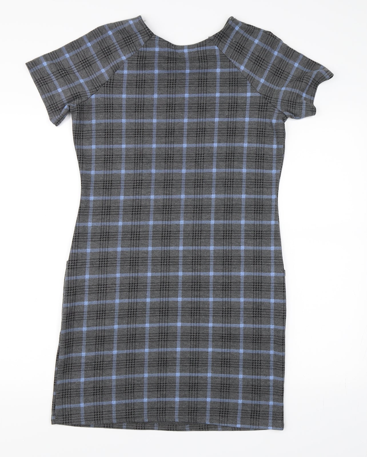 Select Womens Grey Check  Bodycon  Size 12