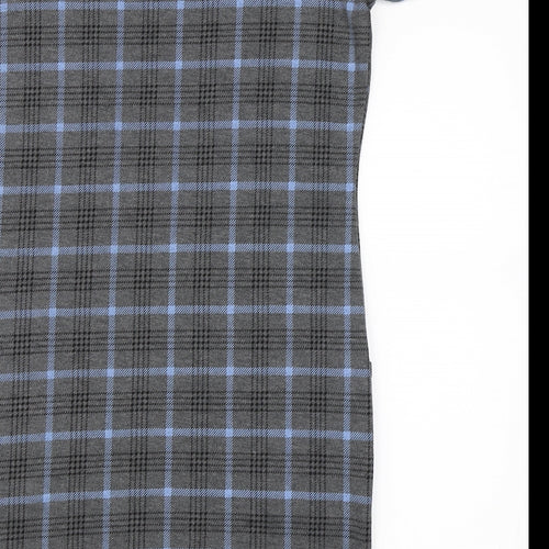Select Womens Grey Check  Bodycon  Size 12