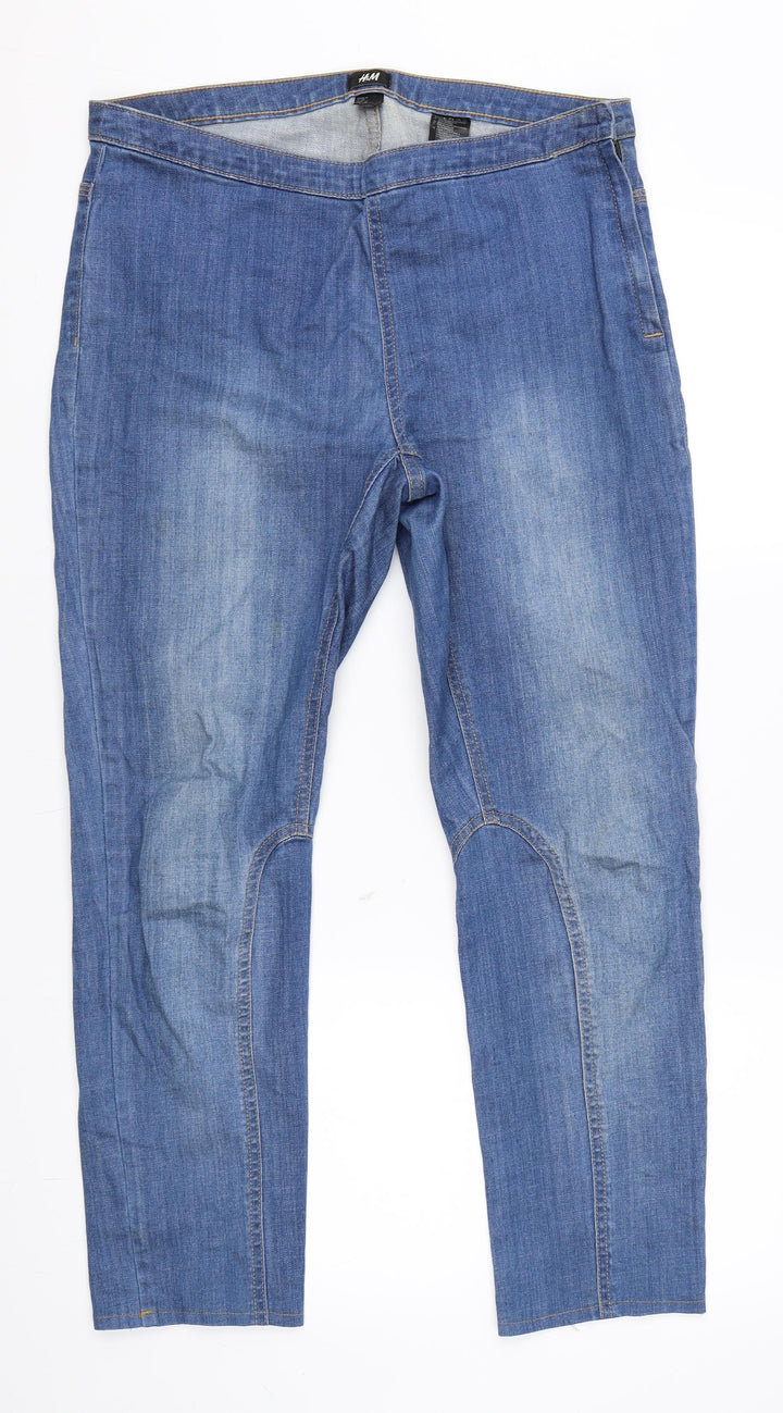 H&M Womens Blue   Straight Jeans Size 14 L30 in