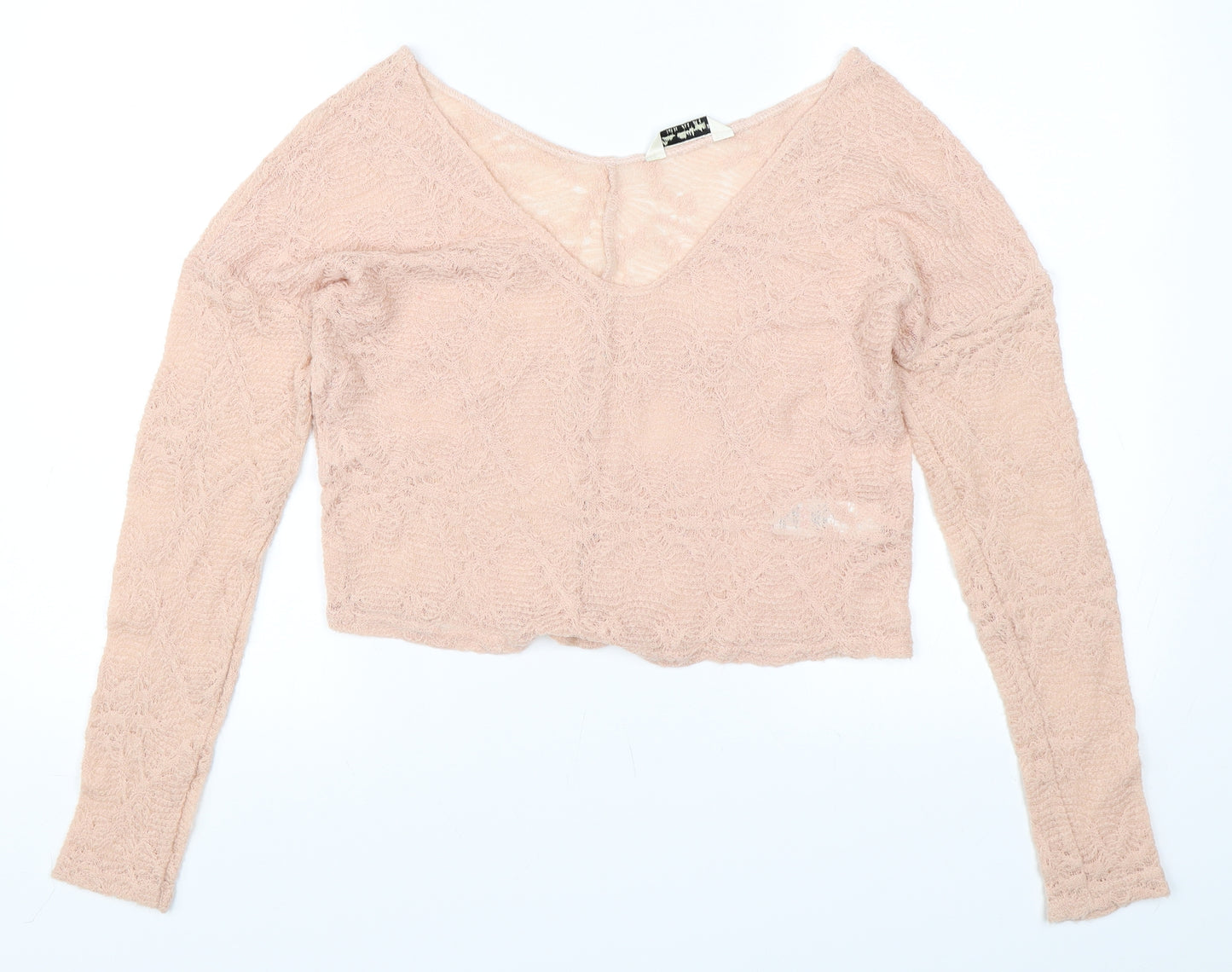 Miss Selfridge Womens Pink   Pullover Jumper Size 4