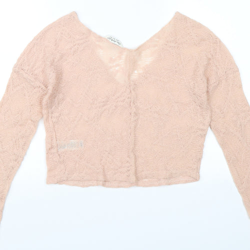 Miss Selfridge Womens Pink   Pullover Jumper Size 4