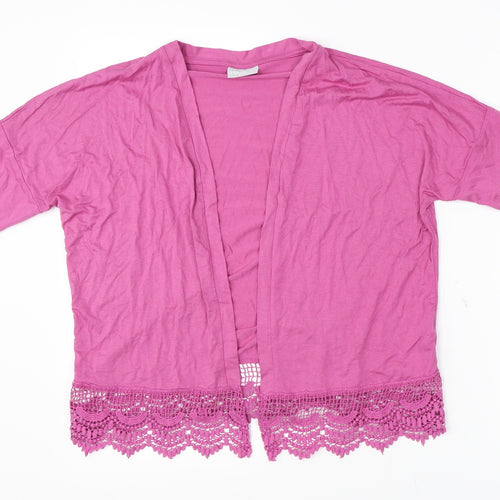 Matalan Girls Pink   Cardigan Jumper Size 10-11 Years