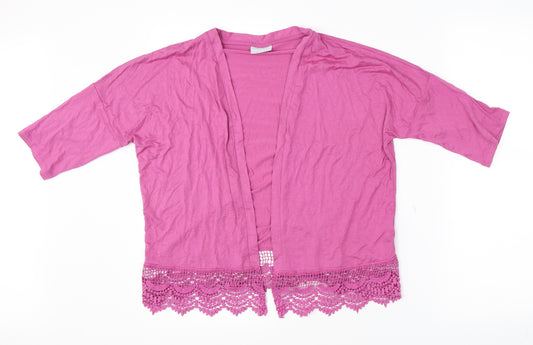Matalan Girls Pink   Cardigan Jumper Size 10-11 Years