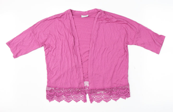 Matalan Girls Pink   Cardigan Jumper Size 10-11 Years
