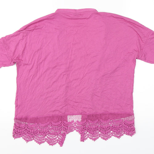 Matalan Girls Pink   Cardigan Jumper Size 10-11 Years