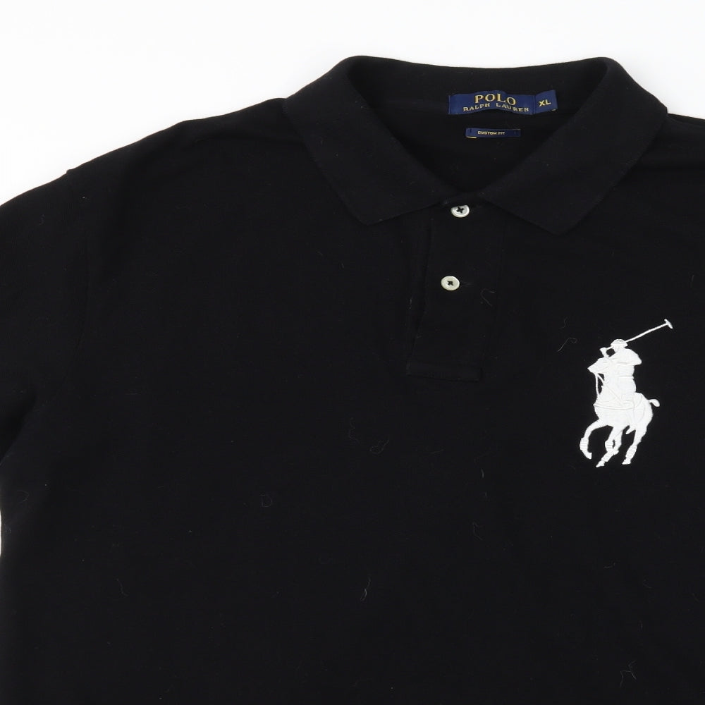 ralph lauren  Mens Black    Polo Size XL
