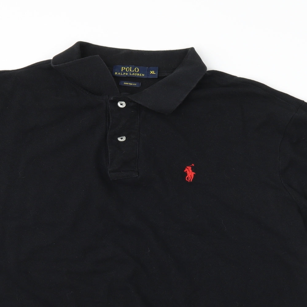 Ralph Lauren Mens Black    Polo Size XL