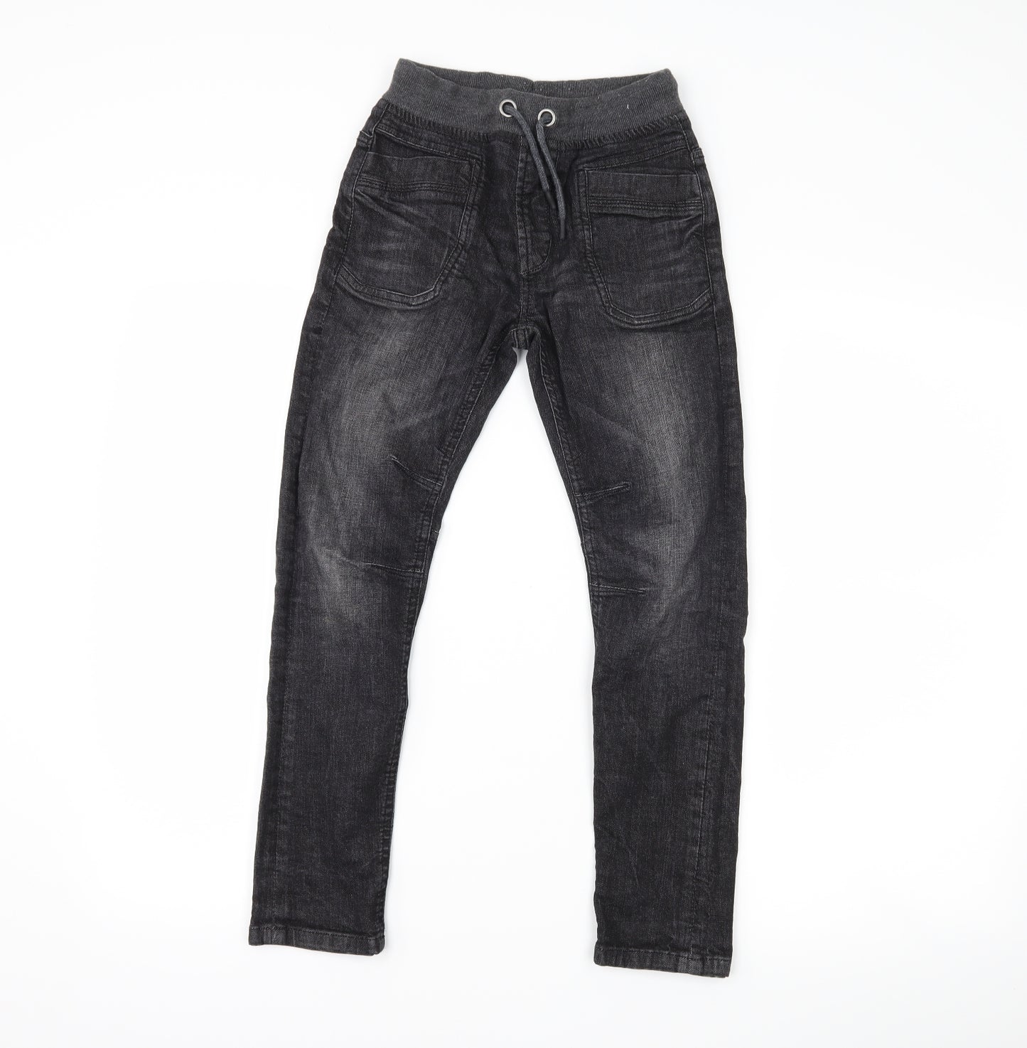 George Boys Black  Denim Straight Jeans Size 8-9 Years