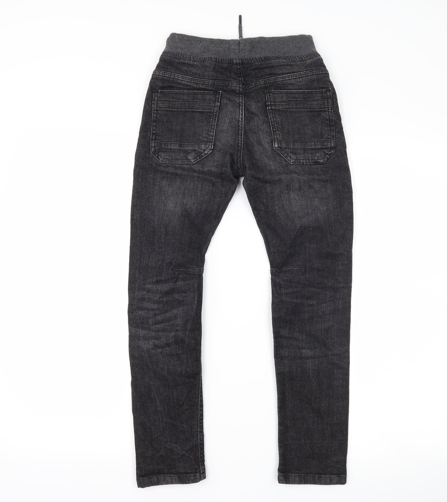 George Boys Black  Denim Straight Jeans Size 8-9 Years