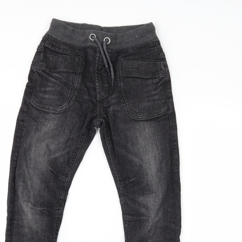 George Boys Black  Denim Straight Jeans Size 8-9 Years