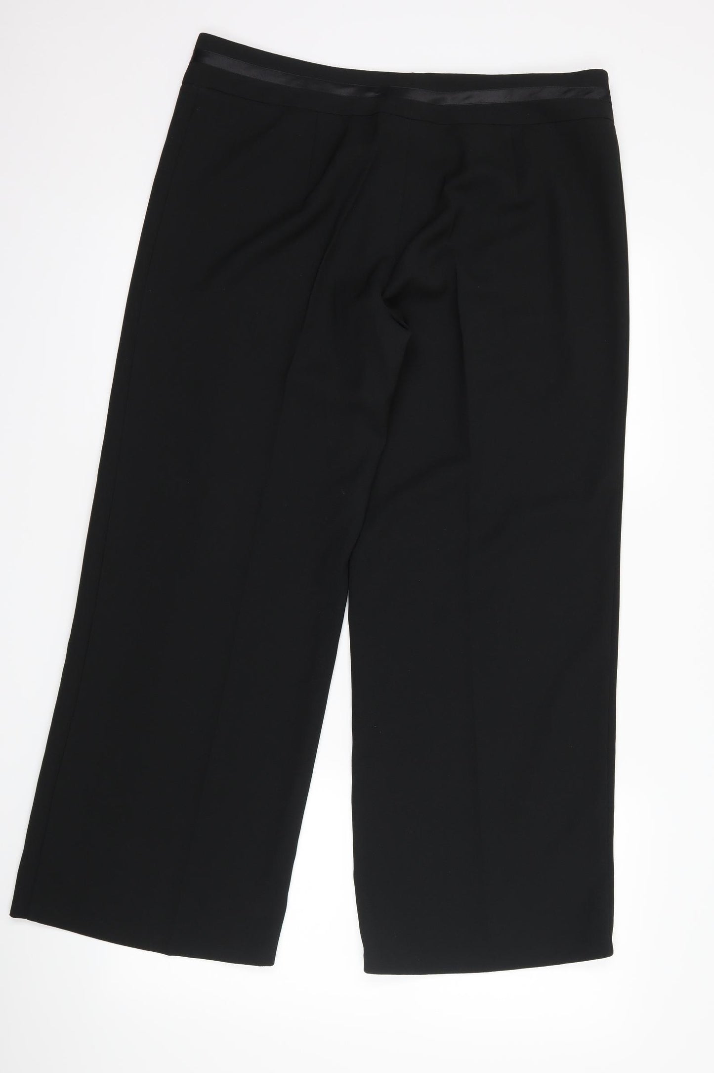Mosaic Womens Black   Trousers  Size 16 L30 in