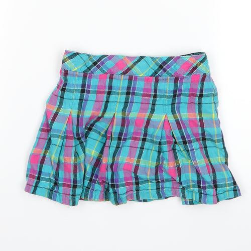 Garanimals Girls Blue Check  A-Line Skirt Size 3 Years