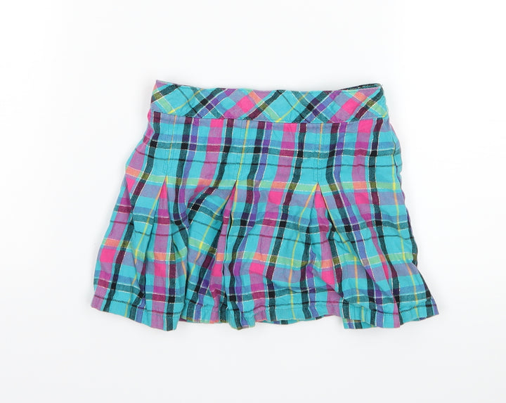 Garanimals Girls Blue Check A-Line Skirt Size 3 Years