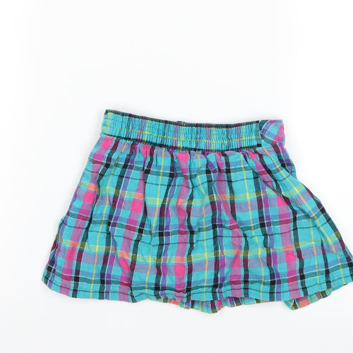 Garanimals Girls Blue Check  A-Line Skirt Size 3 Years