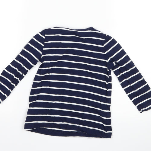 Topolino Girls Blue Spotted  Basic T-Shirt Size 3 Years  - Christmas Bauble