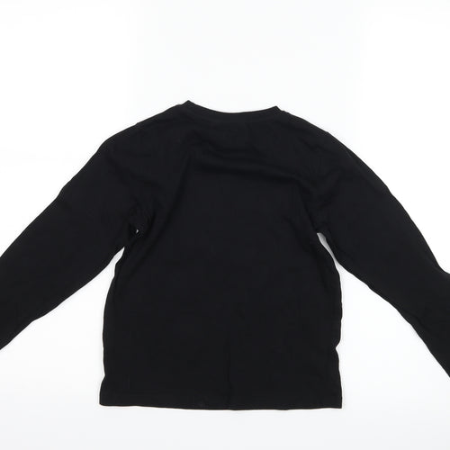 Pep & co Boys Black   Basic T-Shirt Size 6-7 Years  - NYC