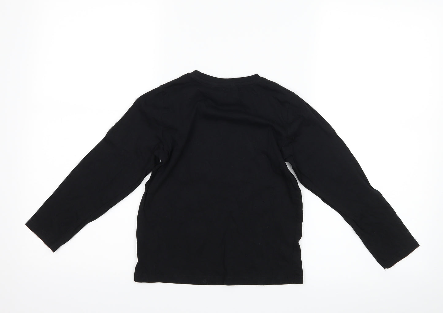 Pep & co Boys Black   Basic T-Shirt Size 6-7 Years  - NYC