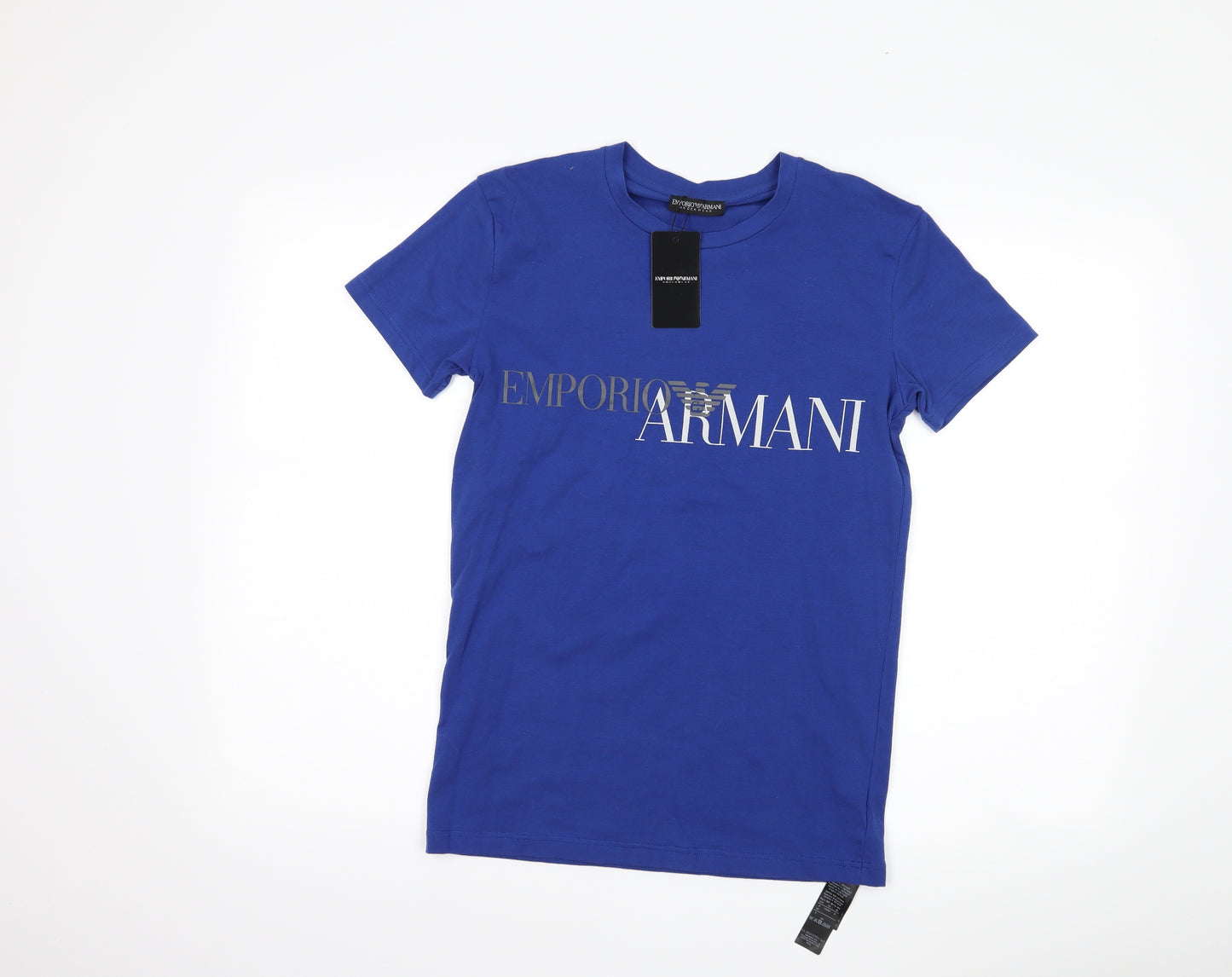 Armani Exchange Mens Blue    T-Shirt Size M