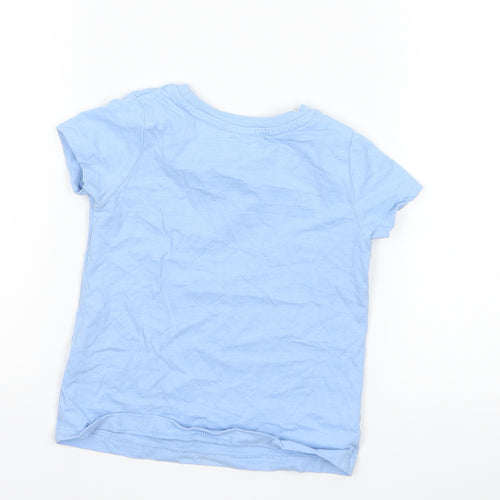 Nutmeg Girls Blue   Basic T-Shirt Size 2-3 Years  - nana loves me