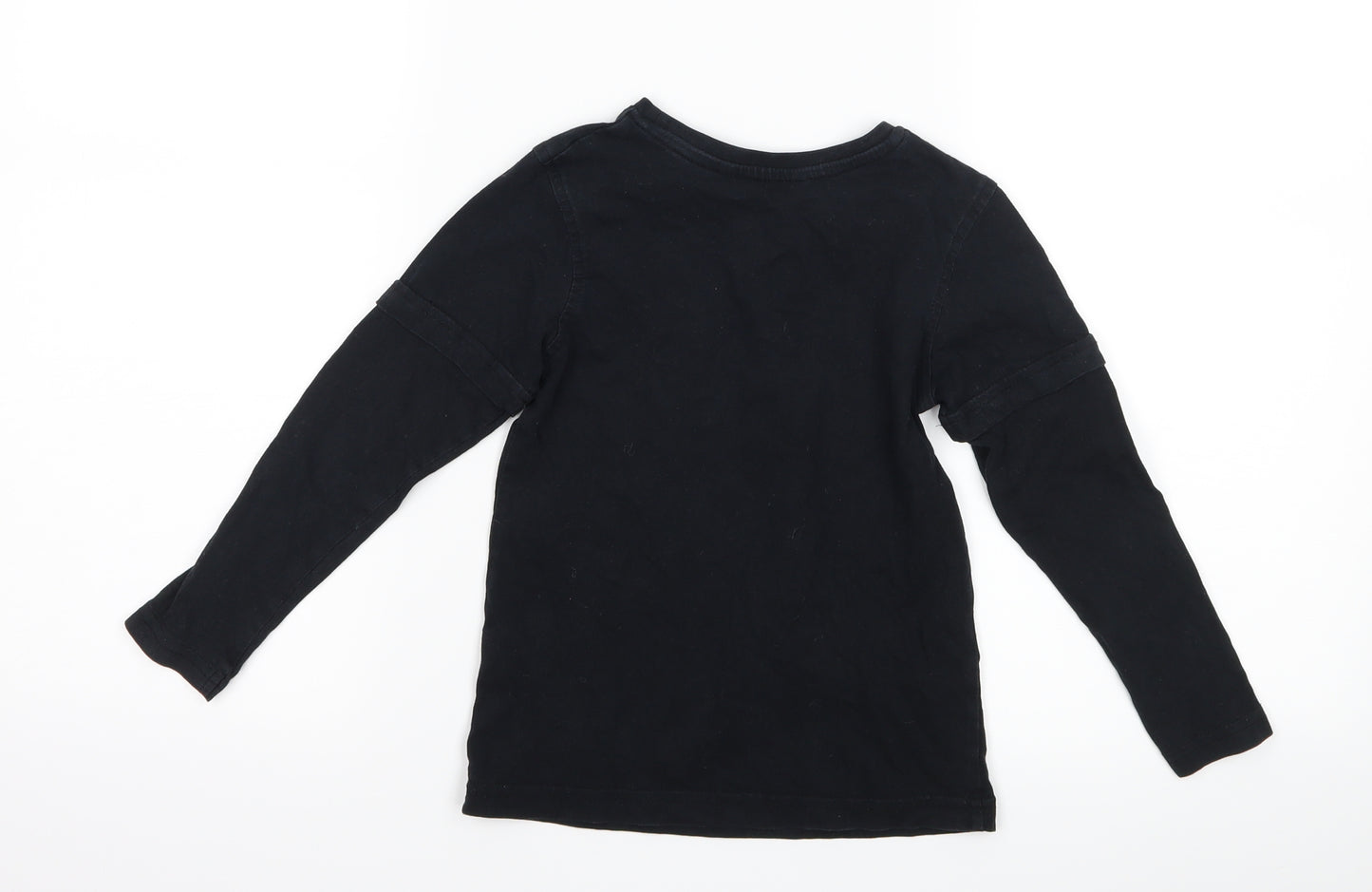 George Boys Black   Basic T-Shirt Size 4-5 Years  - Astronaut  bear