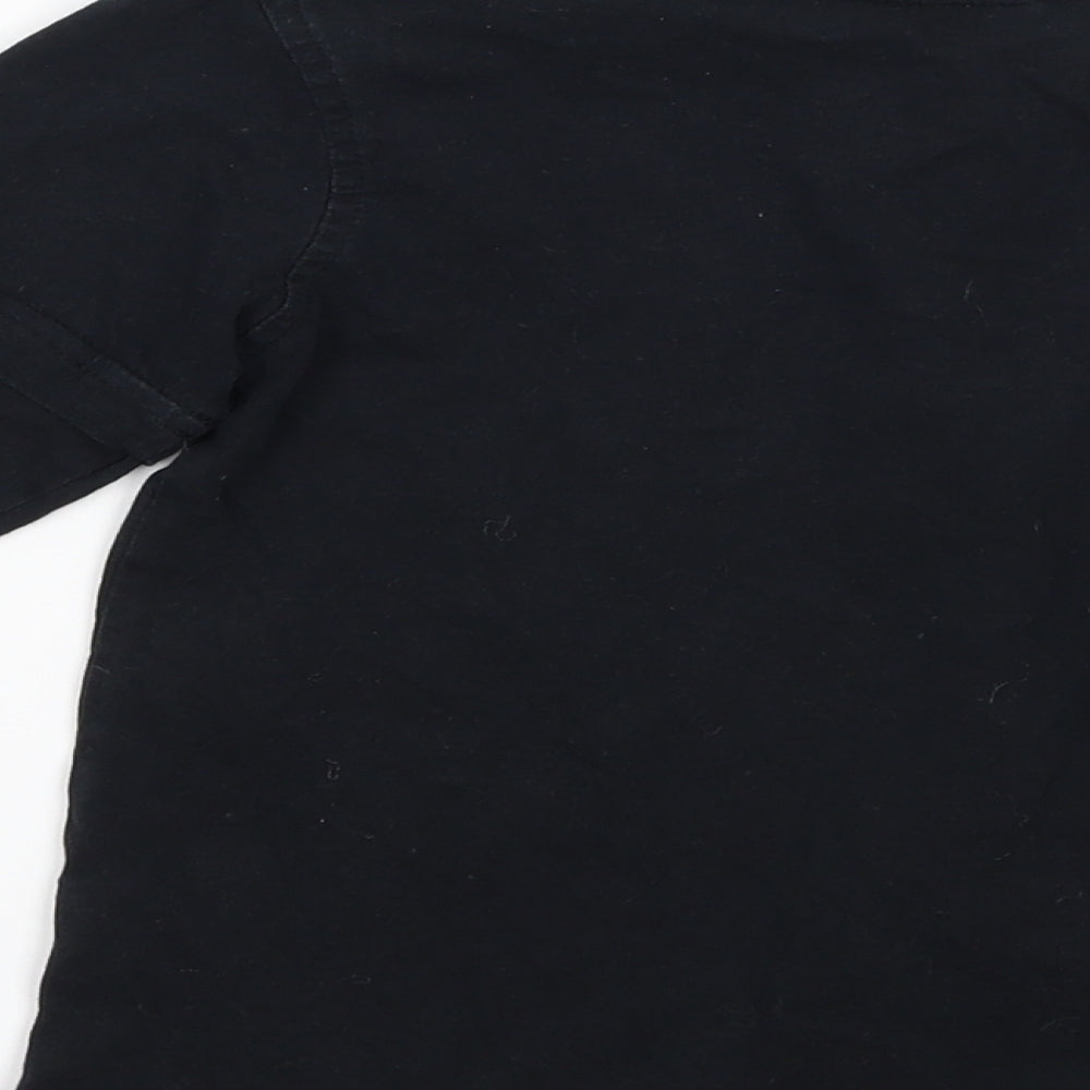 George Boys Black   Basic T-Shirt Size 4-5 Years  - Astronaut  bear