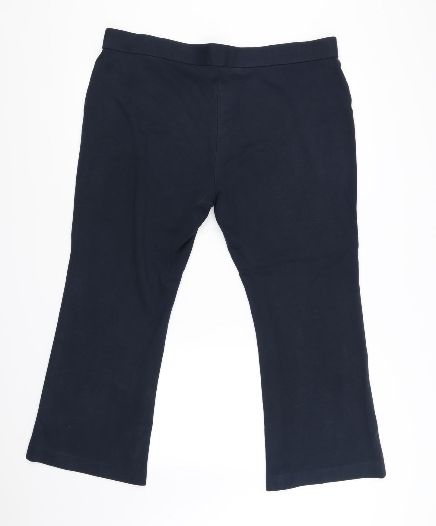 M&S Womens Blue   Trousers  Size 20 L26 in - short