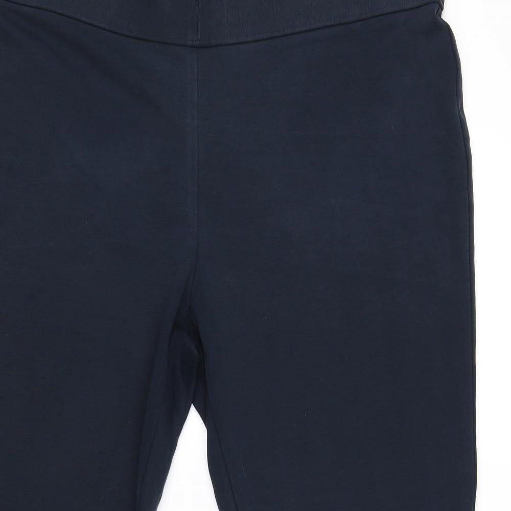 M&S Womens Blue   Trousers  Size 20 L26 in - short
