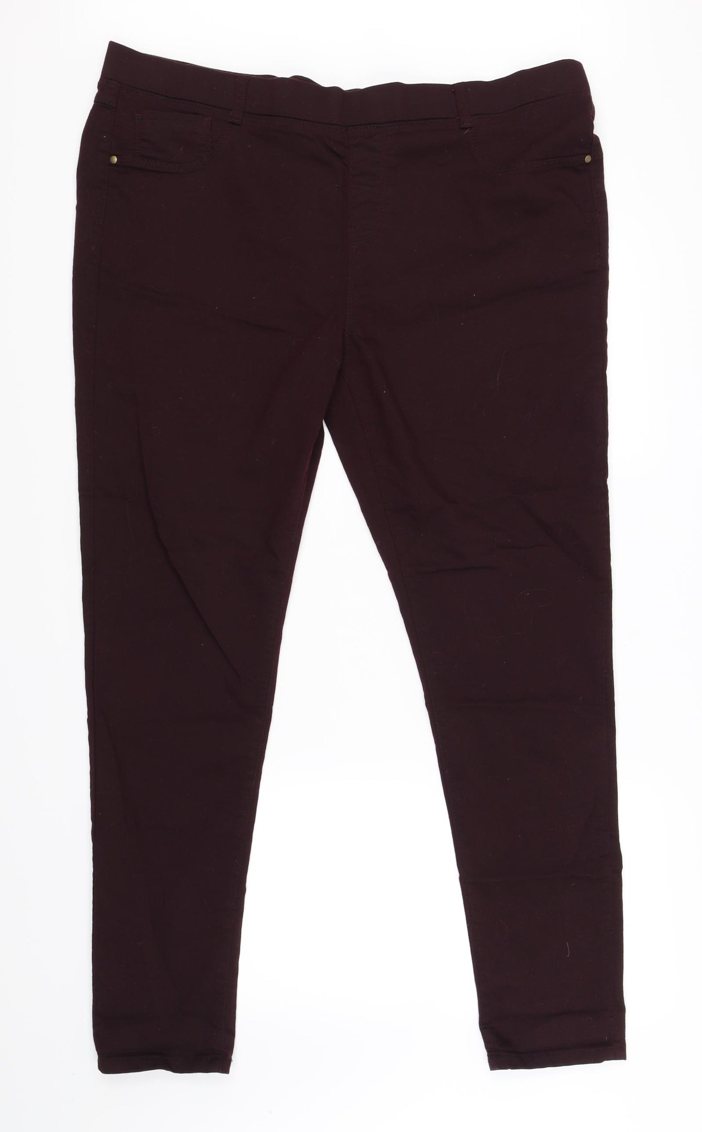 Eden Womens Red   Jegging Jeans Size 20 L29.5 in