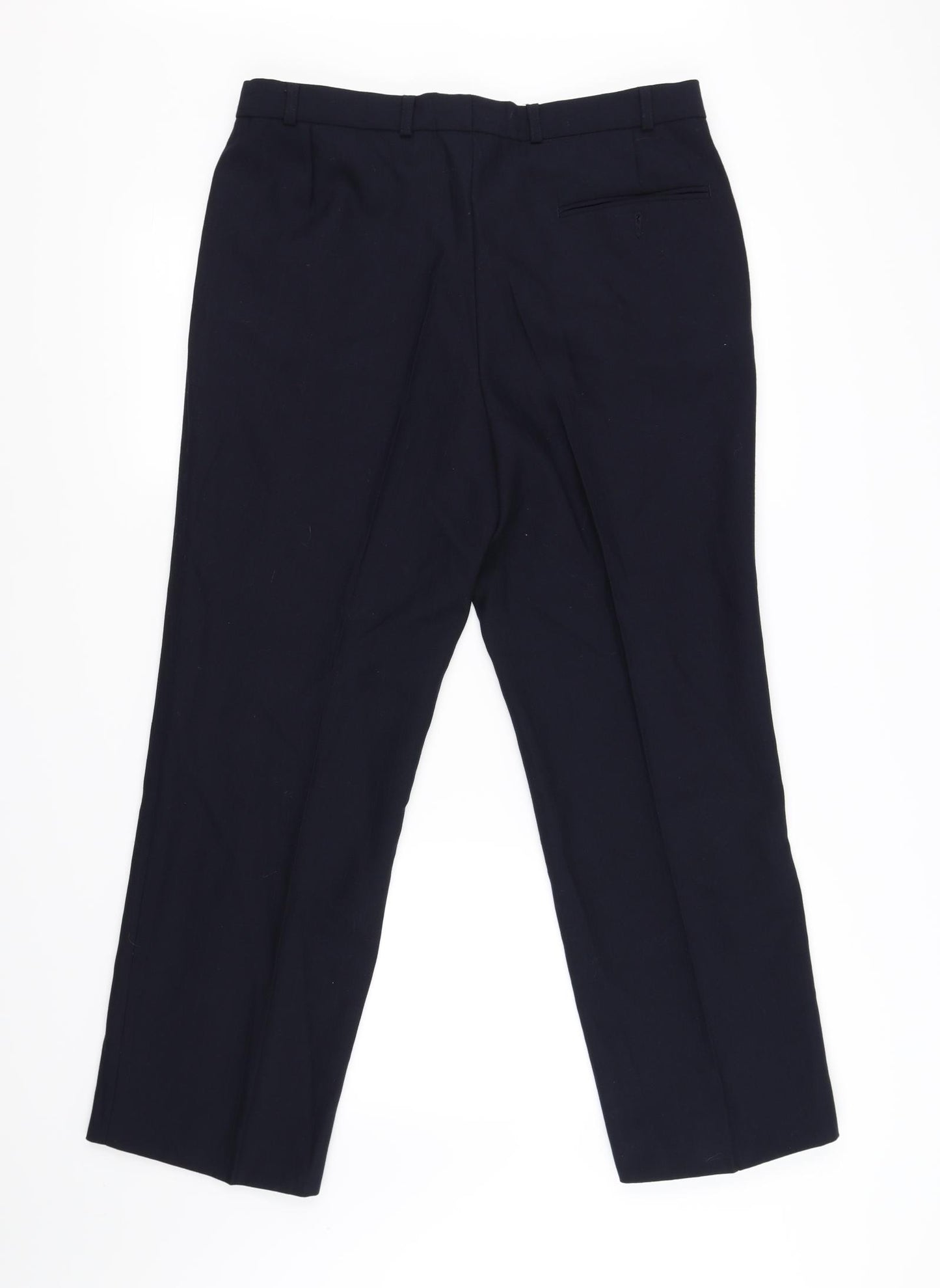 Baumler Mens Blue   Dress Pants Trousers Size 34 in L28 in