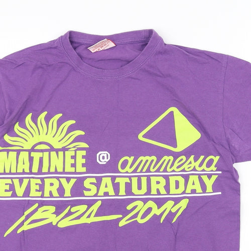 Matinee Womens Purple   Basic T-Shirt Size S