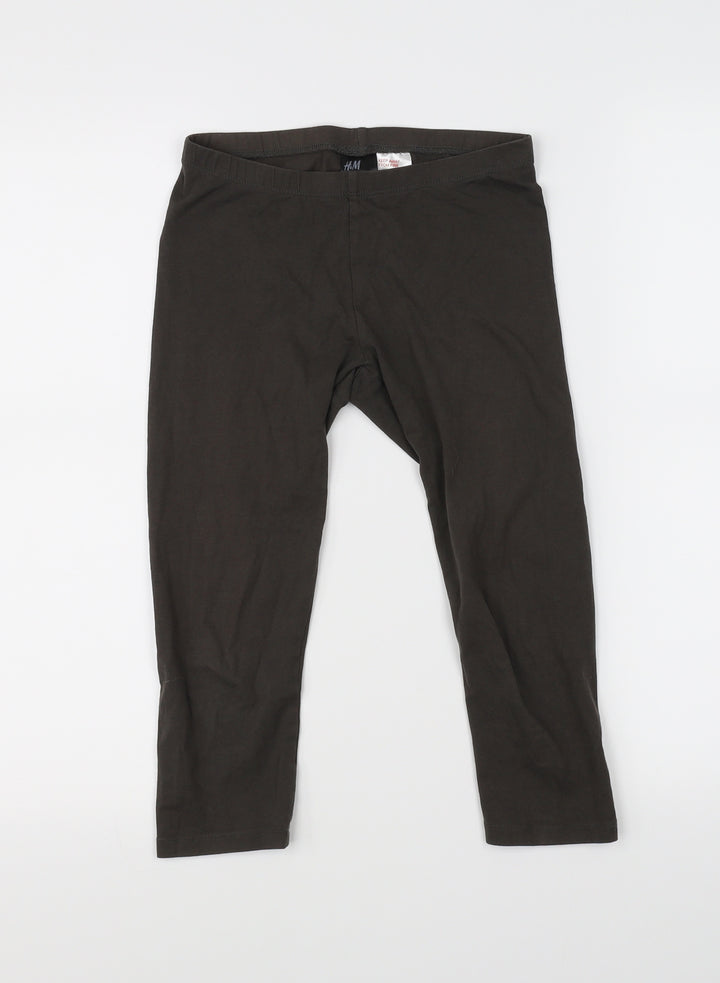 H&M Girls Grey   Cropped Trousers Size 11-12 Years
