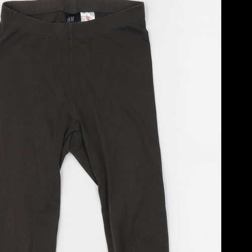 H&M Girls Grey   Cropped Trousers Size 11-12 Years
