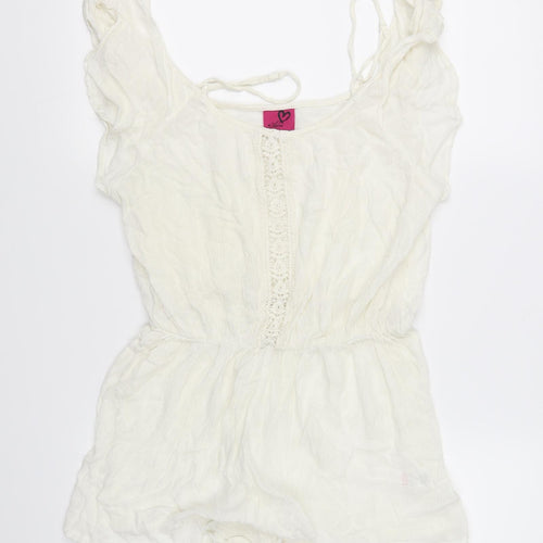 Alive Womens White   Jumpsuit One-Piece Size M