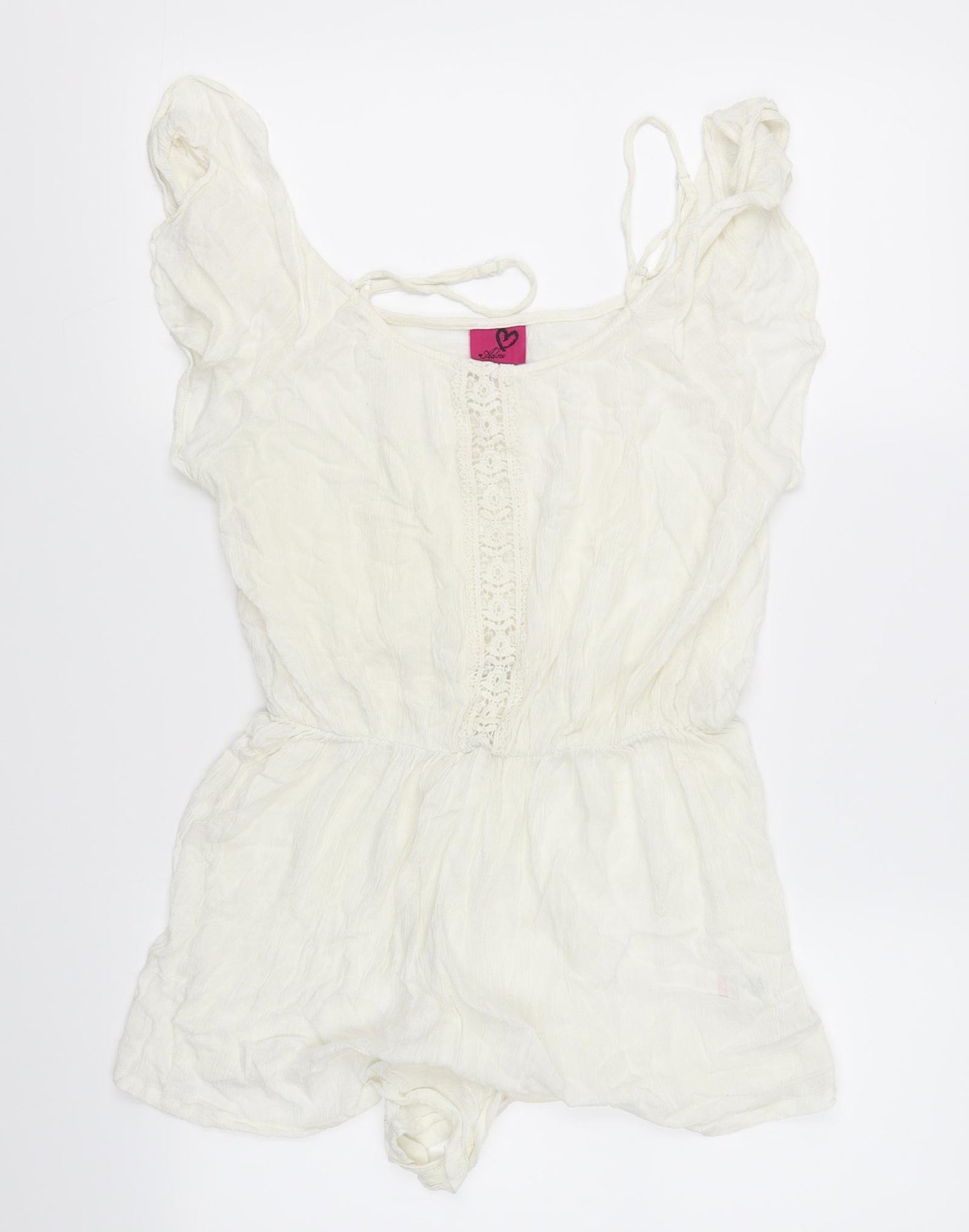 Alive Womens White   Jumpsuit One-Piece Size M